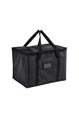  - 70L Thermal Food Delivery Insulated Bag Waterproof Oxford Black