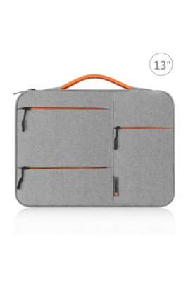 B&Q 13 Inch 360 Protective Laptop Sleeve Waterproof Grey Polyester