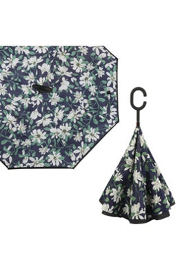  - Double Layer Inverted Umbrella Windproof Uv C Handle Standup