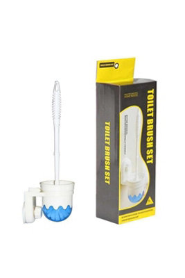Toilet Brush Set With Attachable Hygienic Hidden Storage from B&Q