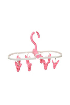  - Foldable Peg Hanger Laundry Sock Airer Clothes Dryer 20Cm