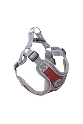 Adjustable Breathable Reflective Mesh Dog Harness Vest Leash Set from B&Q