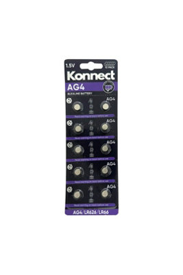  - 10 Pack 1.5V Alkaline Button Cell Batteries Ag4 Lr626 Lr66