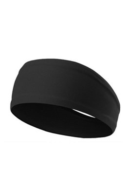 Sports Sweat Absorbing Headband Exercise Yoga Running Black from B&Q