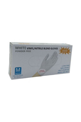 100 Count Disposable Nitrile Gloves Powder Free Latex Free