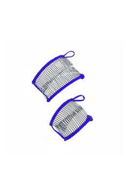 20 Tooth Vintage Stretchable Banana Hair Clip Royal Blue Comb from B&Q