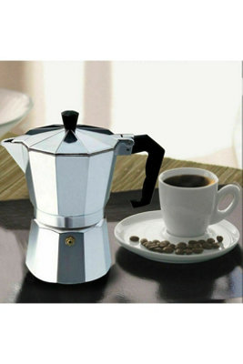  - Octagonal 12 Cup 600Ml Stovetop Moka Pot Espresso Maker