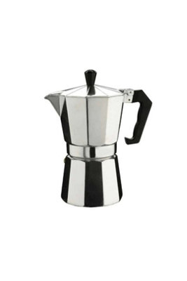 3 Cup Aluminum Stovetop Moka Espresso Coffee Maker Percolator from B&Q