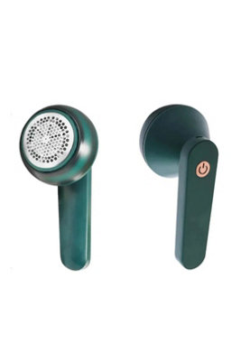 Usb Rechargeable Fabric Shaver Lint Fuzz Remover Green Plus