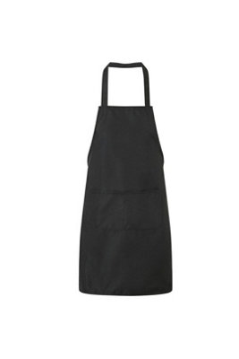  - Plain Cooking Catering Work Apron Tabard Twin Double Pocket
