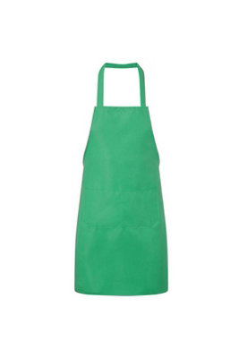  - Plain Unisex Polyester Cooking Catering Apron Tabard With Pockets