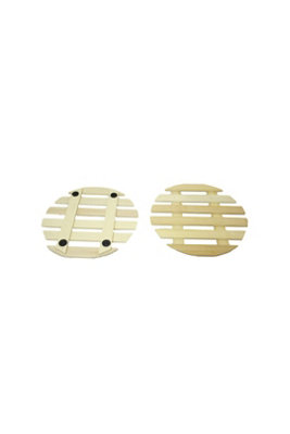 19X19Cm Wooden Pot Mat Trivet Pack Of 2 For Hot Dishes And Pots