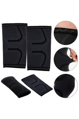 Self Heating Anti Slip Knee Support Pad Arthritis Brace Pair