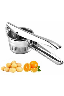  - Heavy Duty Stainless Steel Potato Ricer Masher Press Maker