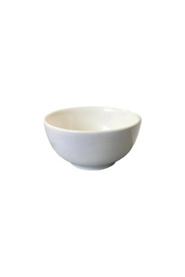 Plain White Rice Bowl For Salad Pasta Breakfast 11X55Cm