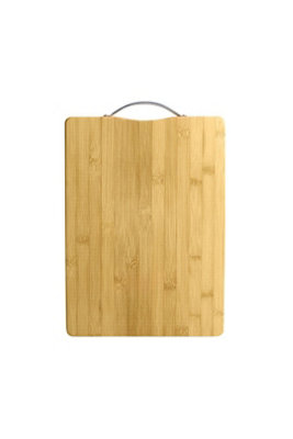  - Large Bamboo Chopping Board Butcher Block For Food Prep 34X24Cm