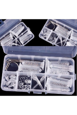  - Eyeglasses Sunglasses Repair Kit Screws Nuts Pads Tool Set