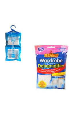  - Hanging Moisture Absorber Dehumidifier Bags For Wardrobes