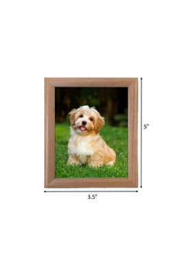  - 3.5X5 Wooden Picture Frame Rustic Photo Frame Assorted Color