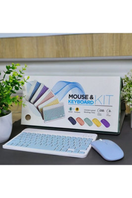  - Rechargeable Bluetooth Keyboard Mouse Combo Slim Silent Mode