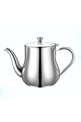  - Traditional Style Stainless Steel Tea Pot 18Oz Infuser Kettle