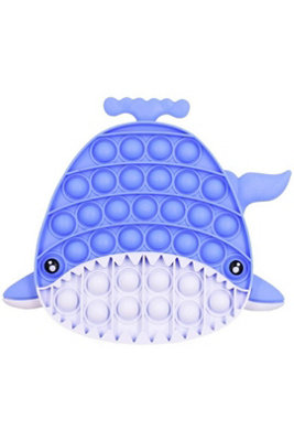Among Us Shark Pop It Fidget Stress Relief Toy Game Silicone from B&Q