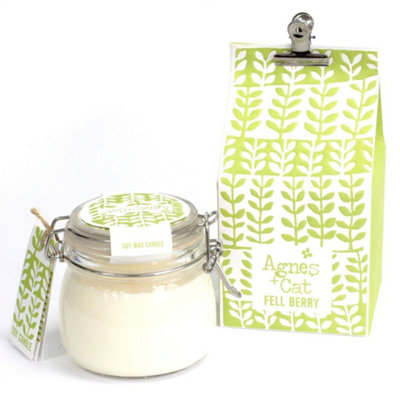 Agnes And Cat Kilner Jar Candle Fell Berry Fresh from B&Q