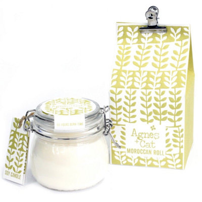 Agnes And Cat Kilner Jar Candle Moroccan Roll from B&Q