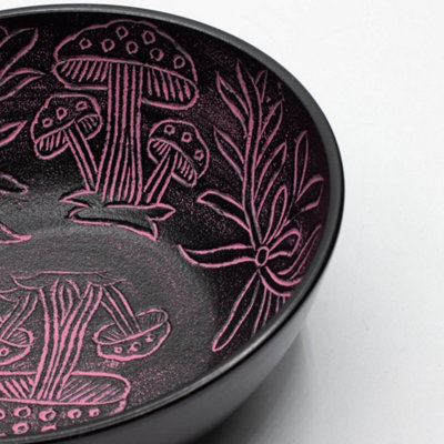 Pink Magic Mushroom Aluminum Singing Bowl 20Cm from B&Q