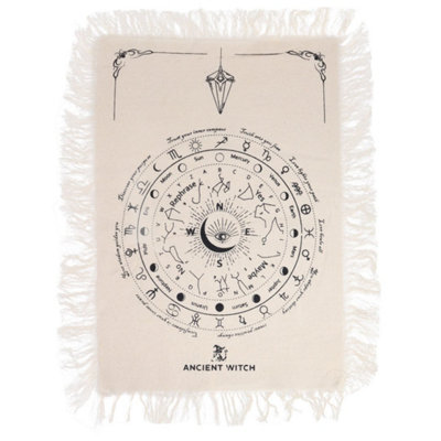 - Ancient Witch All Seeing Eye Pendulum Divination Cloth