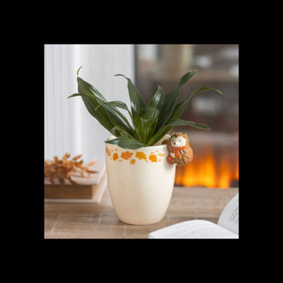  - Autumn Ceramic Plant Pot With Hedgehog For Indoor Plants