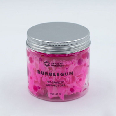 Bubblegum Whipped Soap 120G Cloudy Pink Glycerin Soap from B&Q