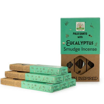 Earth Inspired Smudge Incense Eucalyptus Air Clearing Sticks from B&Q
