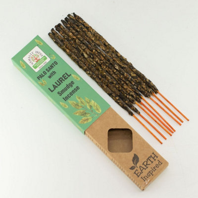 Earth Inspired Smudge Incense Laurel Botanical Incense Sticks from B&Q