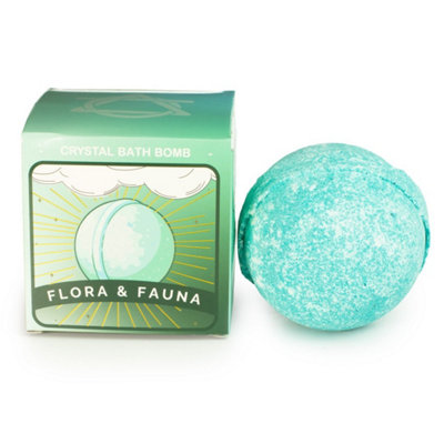 Earth Crystal Bath Bomb With Real Gemstone For Calm Spa Soak from B&Q
