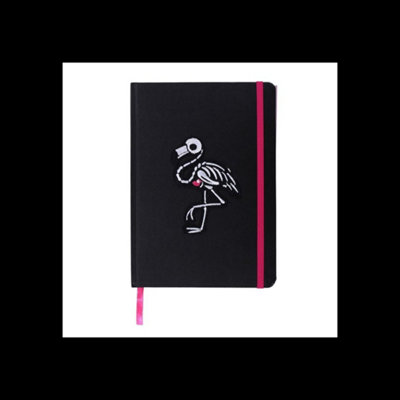 Flamin Goth A5 Notebook With Patch And Sticker Sheet from B&Q