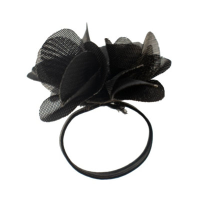 Kdmd Unisex Black Chiffon Fragrance Diffuser Rings Set Of 15 - Image 3