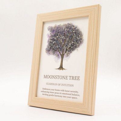 Moonstone Tree Of Life Gemstone Wall Art Picture from B&Q