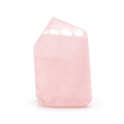 Indian Rose Quartz Gemstone Point 6Cm Polished Half Kg