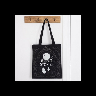  - Ghost Stories Moonlit Cemetery Tote Bag For Book Lovers