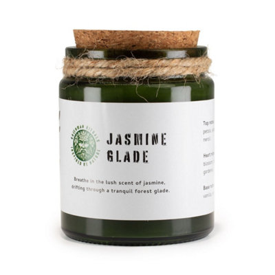 Greenman Woodwick Soy Candle Jasmine Glade from B&Q