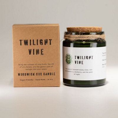 Kdmk Twilight Vine Woodwick Soy Candle In Jar - Green - Image 3