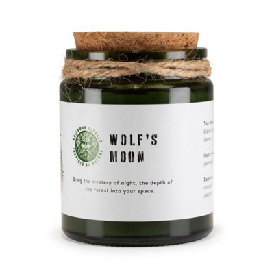 Kdmk Wolfs Moon Woodwick Soy Candle In Deep Jar - Green - Image 3