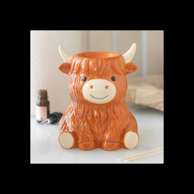  - Highland Cow Oil Burner And Wax Warmer Tealight