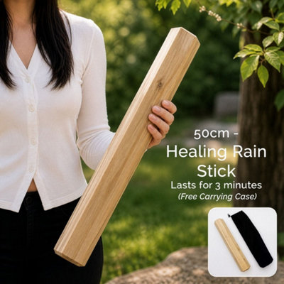  - Manglid Wood Healing Rainstick 50Cm 3 Minute Calming Rain Sound
