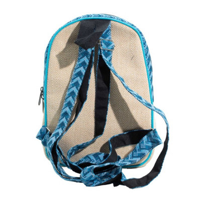 - Kathmandu Dhaka Blue Cotton Hemp Everyday Backpack 30X21X9Cm