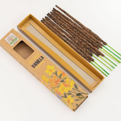 Natural Botanical Masala Incense Vanilla Cozy 11 Sticks from B&Q