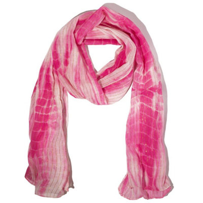  - Nomad Sari Party Shine Scarf Perfect Pink 180X50Cm