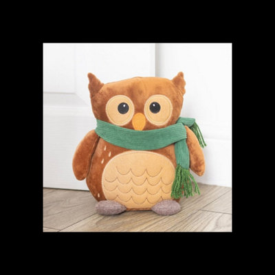  - Oliver Owl Polyester Doorstop Keep Doors Open Woodlands