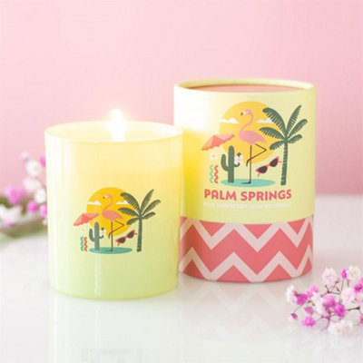 Kdmd Unisex Lemon Palm Springs Pink Grapefruit Scented Candle Hour In Size 28 - Image 3